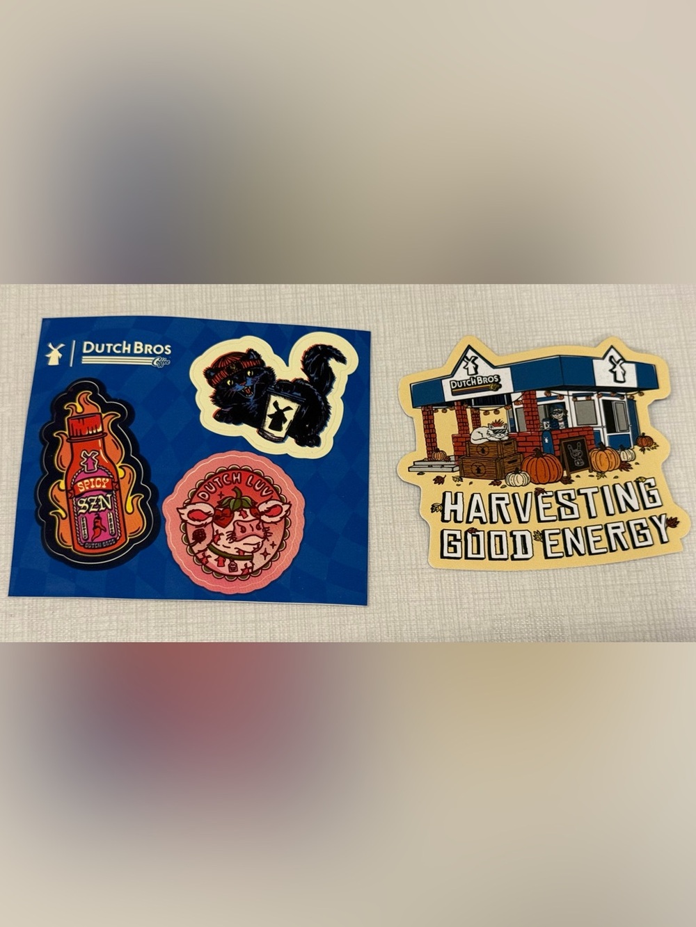 Dutch Bros Stickers - Fall & Minis
